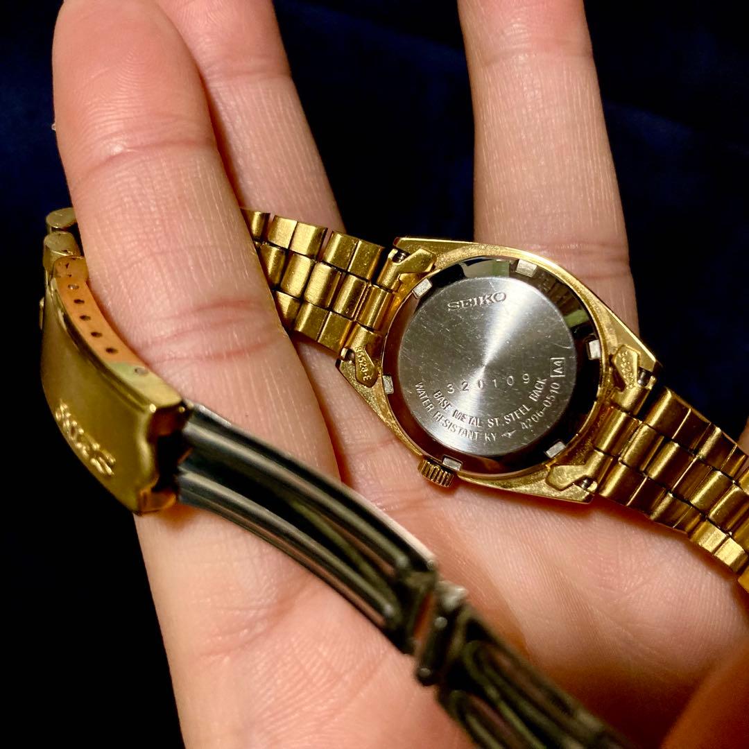 SEIKO 5 自動巻き時計 レディース 4206-0510