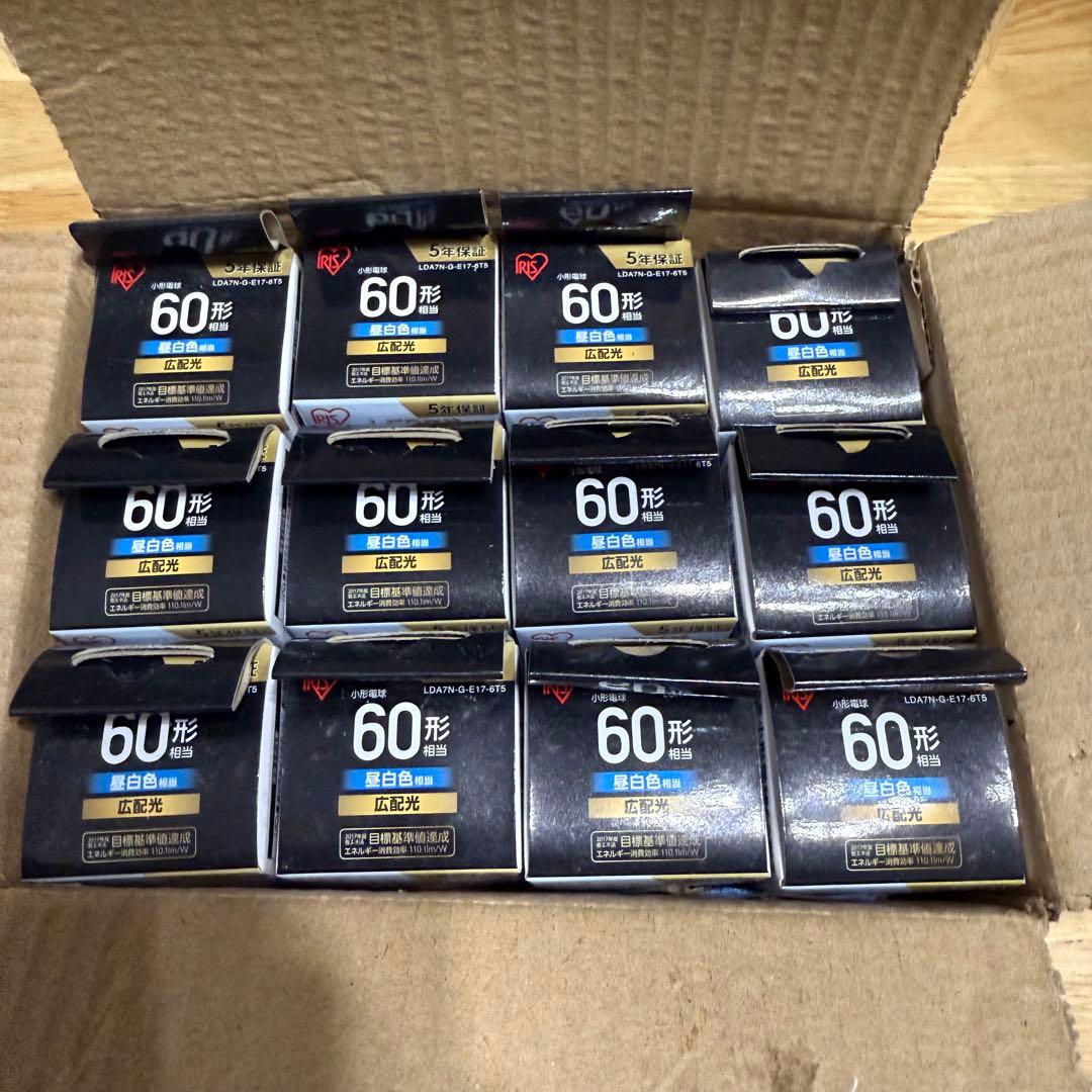 IRIS OHYAMA LED電球 16個セットLD27N-G-E17 60形