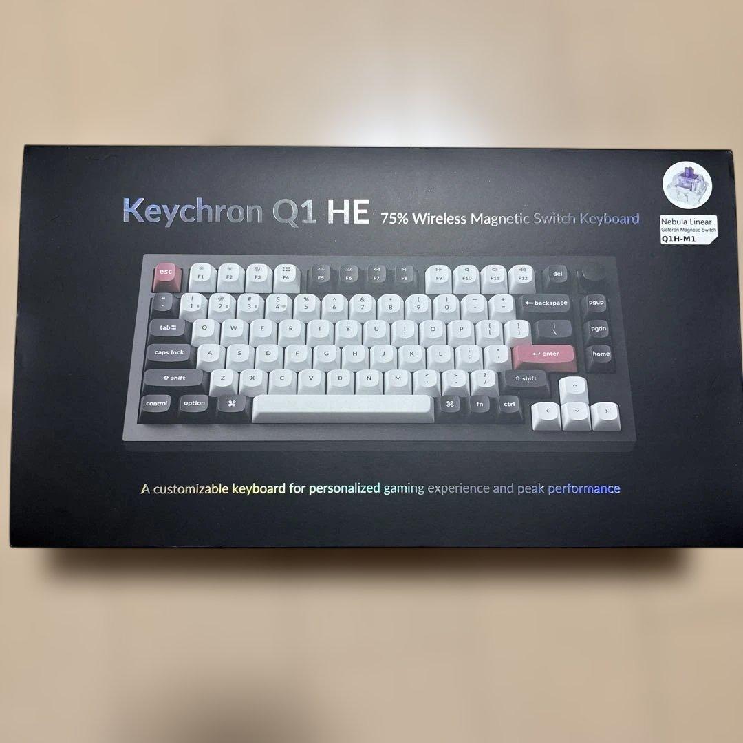 Keychron Q1 HE 75% ワイヤレス ホールエフェクトUS配列
