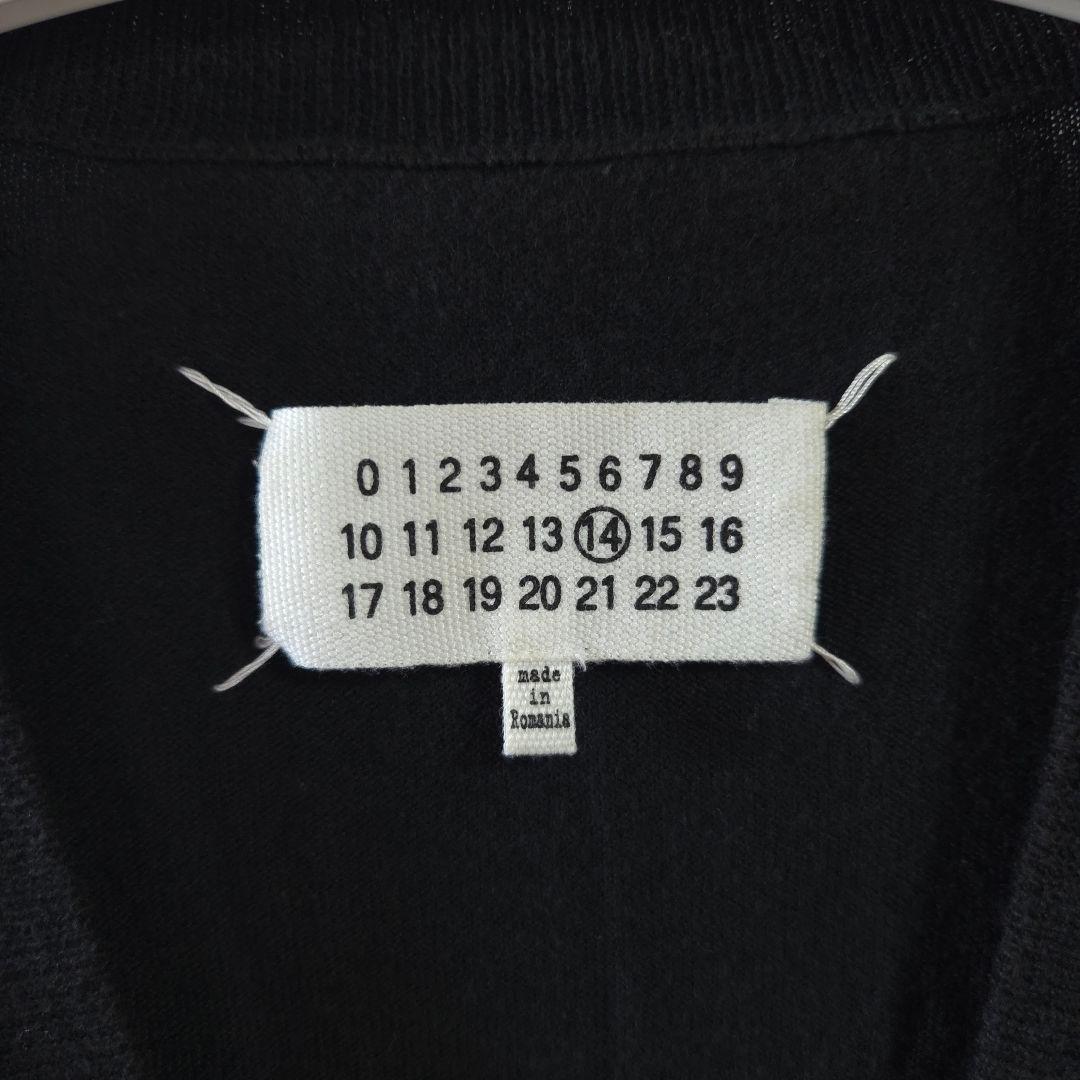 15aw Maison Margiela エルボーパッチカーディガン ブラック
