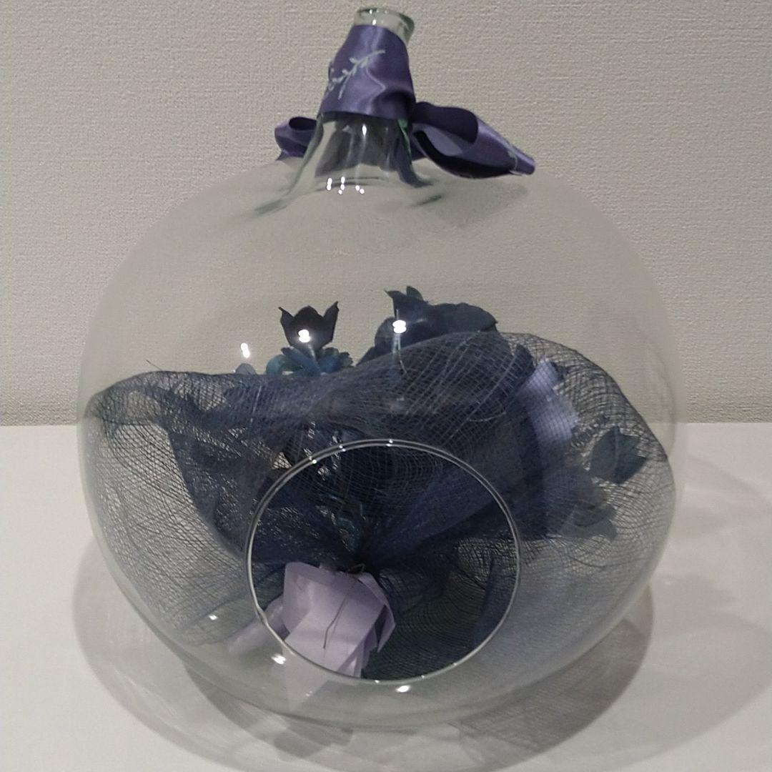 藍染花　アレンジメント　りんご大