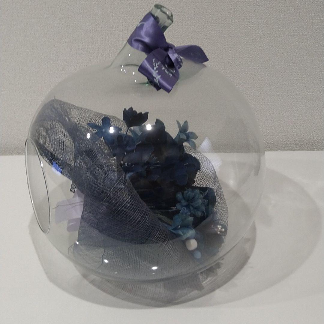 藍染花　アレンジメント　りんご大