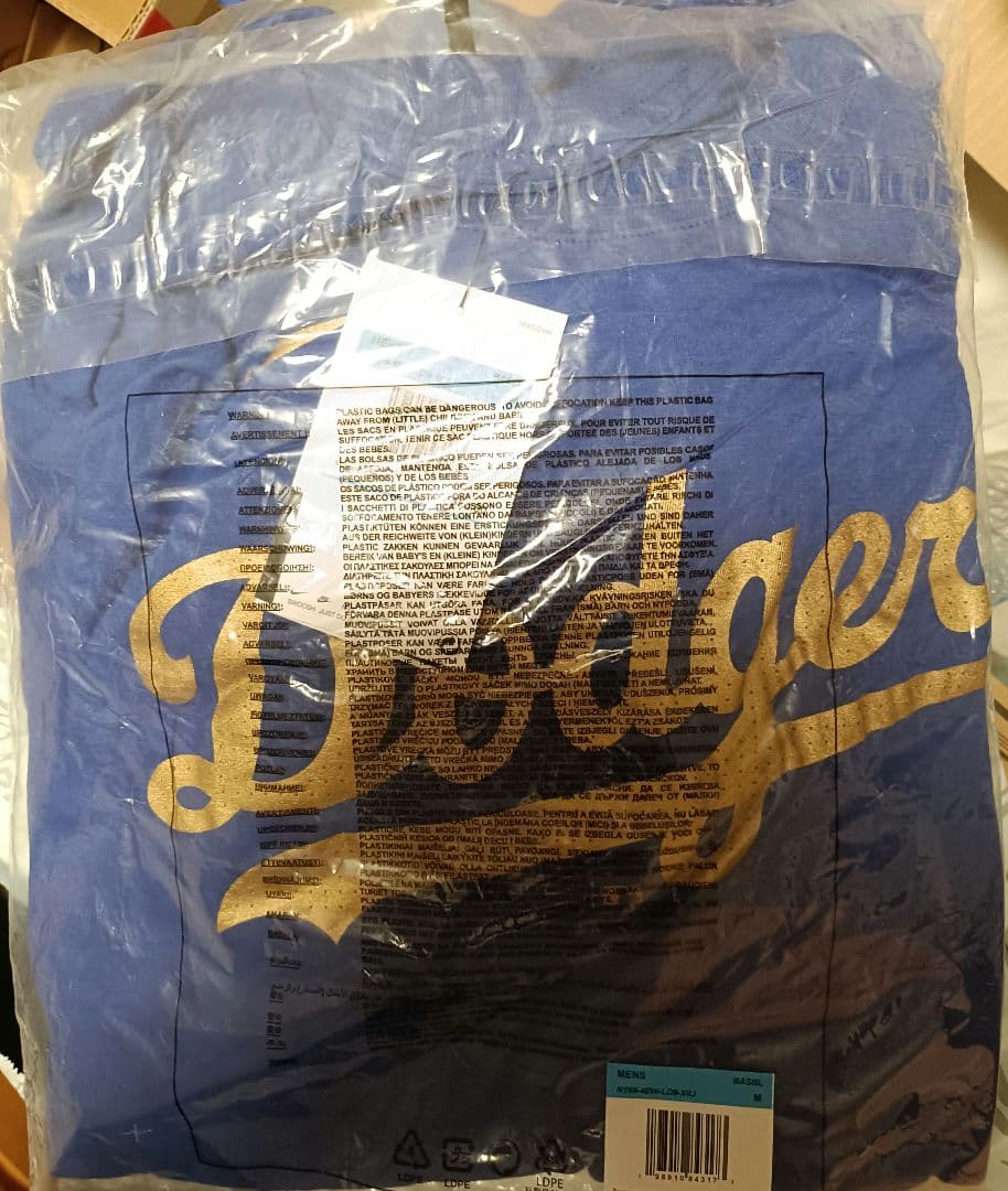 【公式完売品】大谷翔平／Tシャツ／ドジャース／ゴールドコレクション／М
