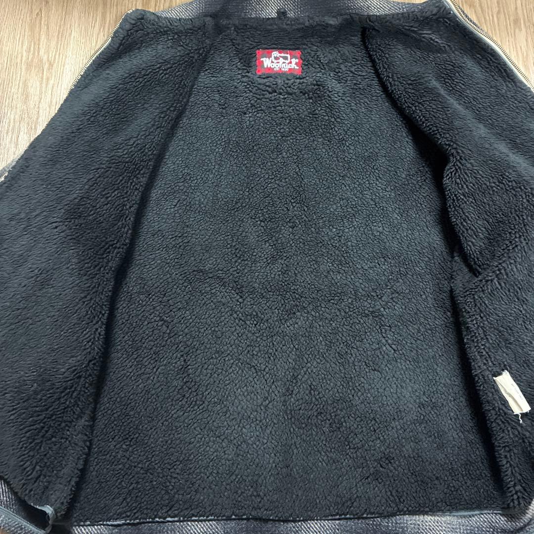 90s WOOLRICH シャドー オンブレチェック ブルゾン