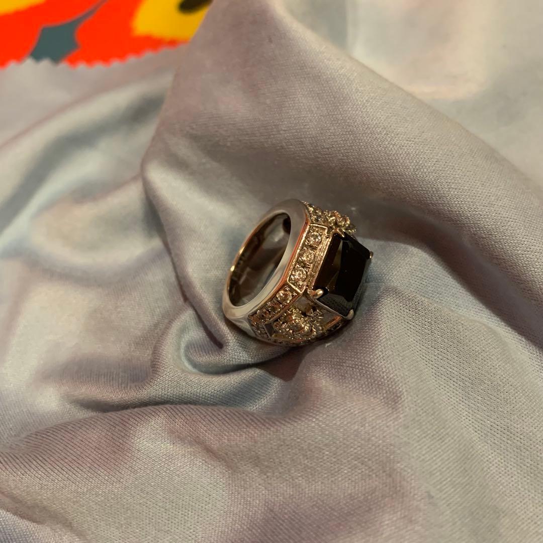 美品　ジャスティンデイビス スパークルシャインリング JUSTINDAVIS