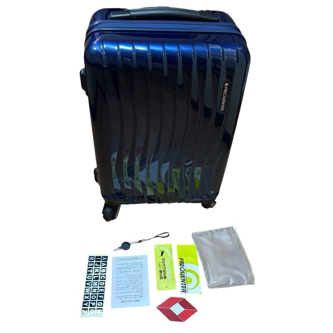FREQUENTER WAVE キャリーケース ネイビー 34L 機内持込サイズ