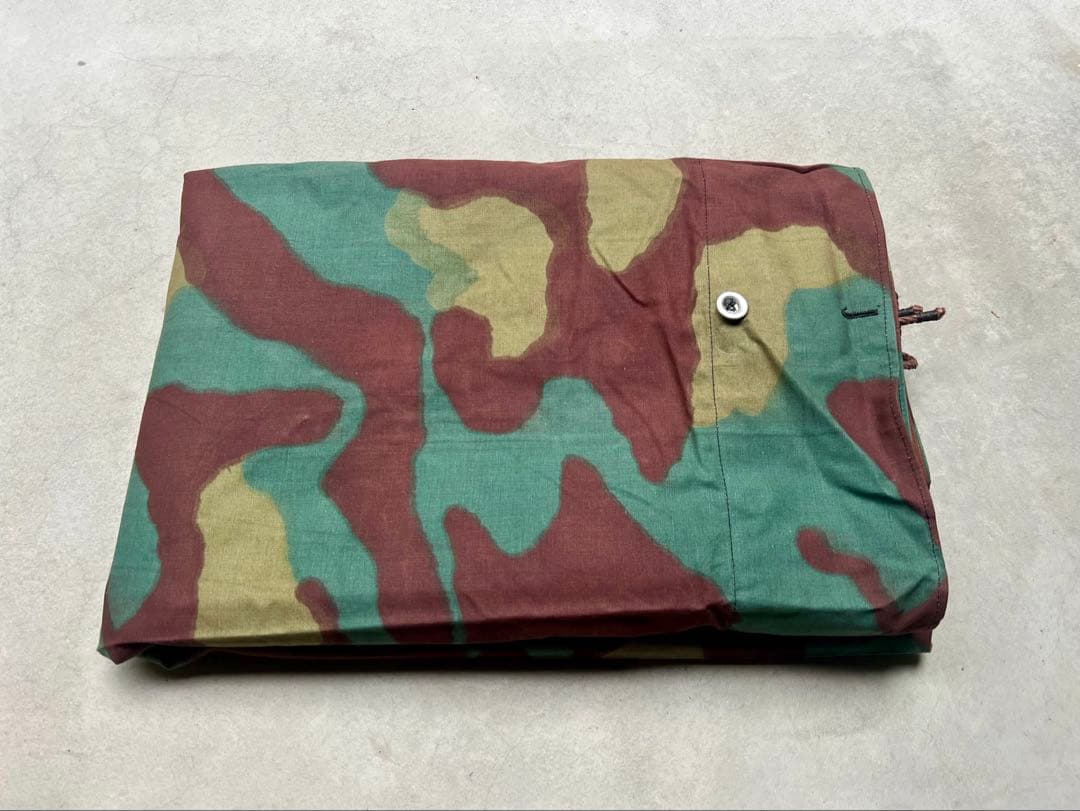 ②実物 デッドストック イタリア軍幕 タープ テント サンマルコ迷彩 キャンプ