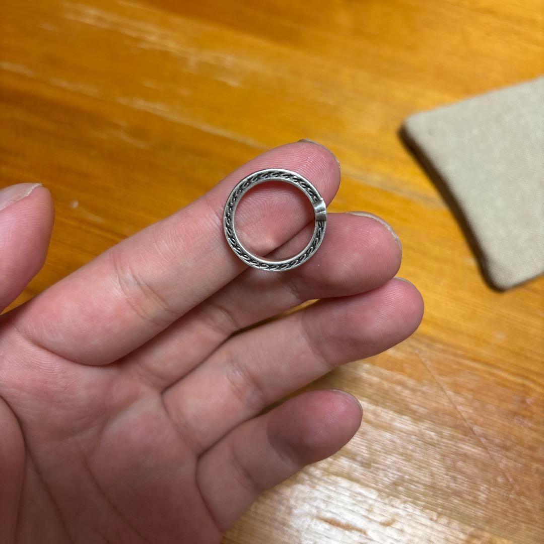 D*)様 Gucci Silver 925 インターロッキング Gリング 10号