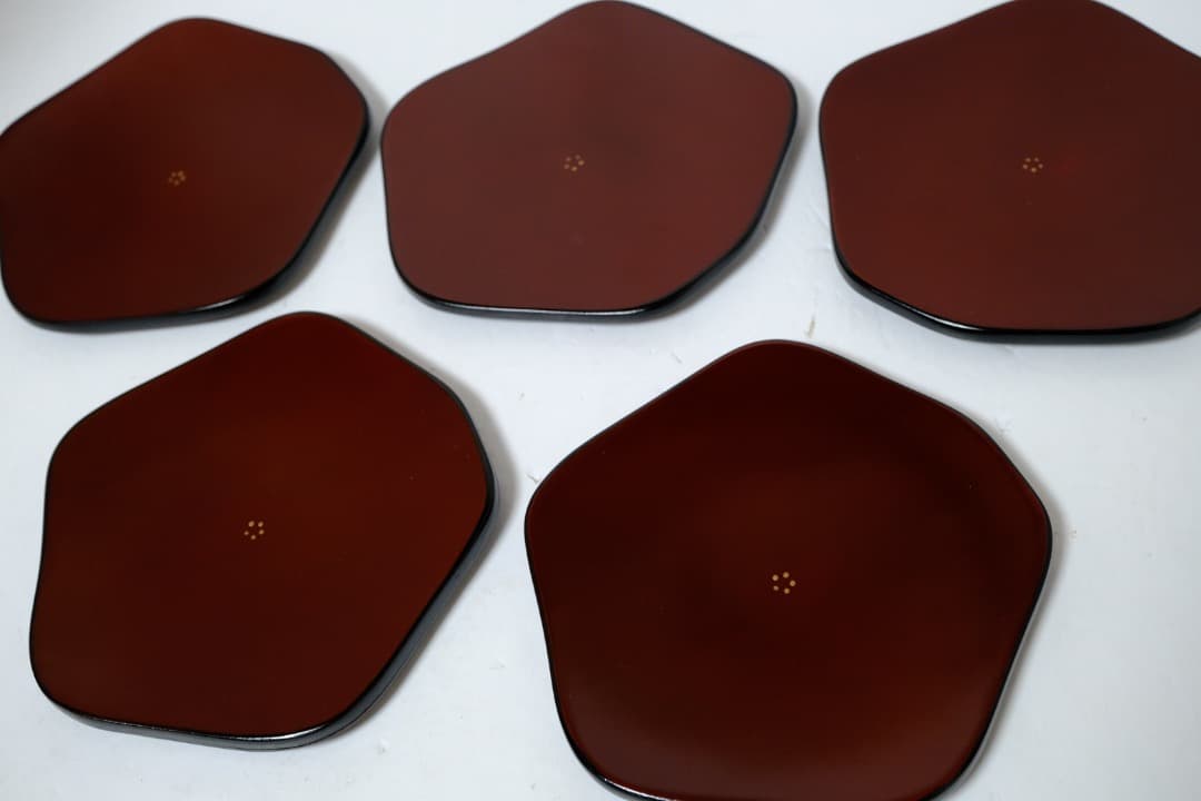 輪島塗　五島屋謹製　銘々皿　漆器