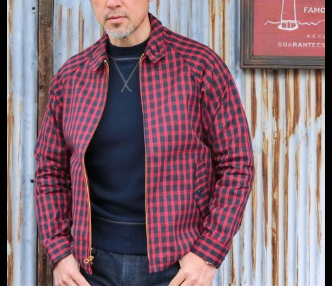 boncoura スイングトップ　タータンチェック