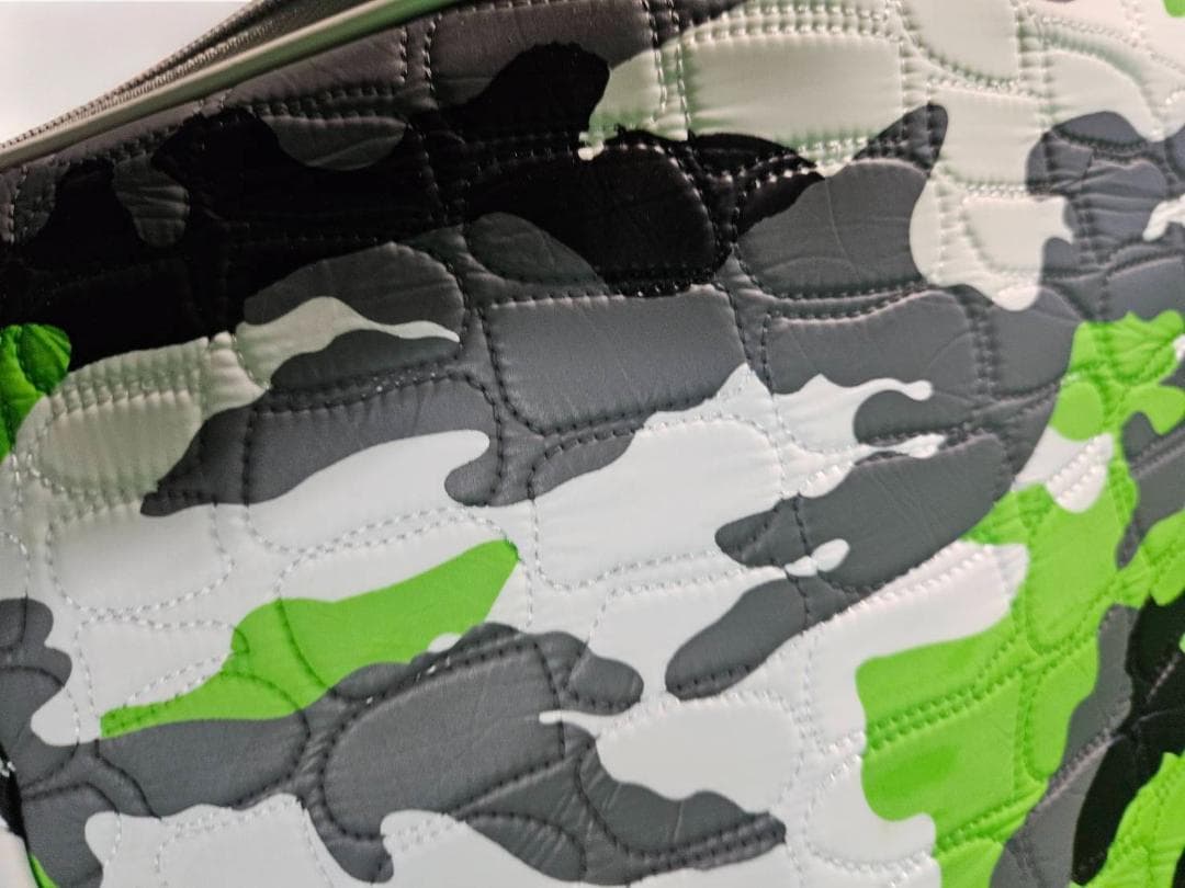 【新品未使用】　OUUL ワニ柄カモフラージュ ゴルフバッグGREEN