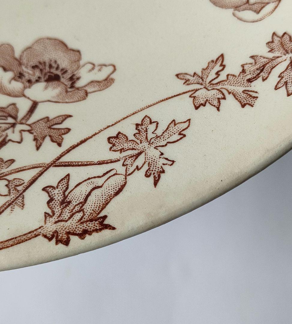 希少　美品　ジアン　アネモネ　コンポティエ　フランスアンティーク