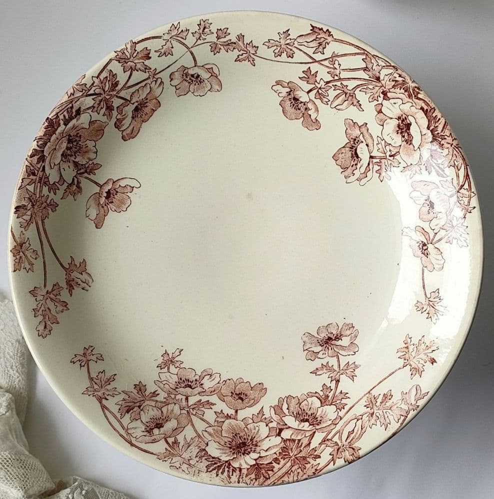 希少　美品　ジアン　アネモネ　コンポティエ　フランスアンティーク