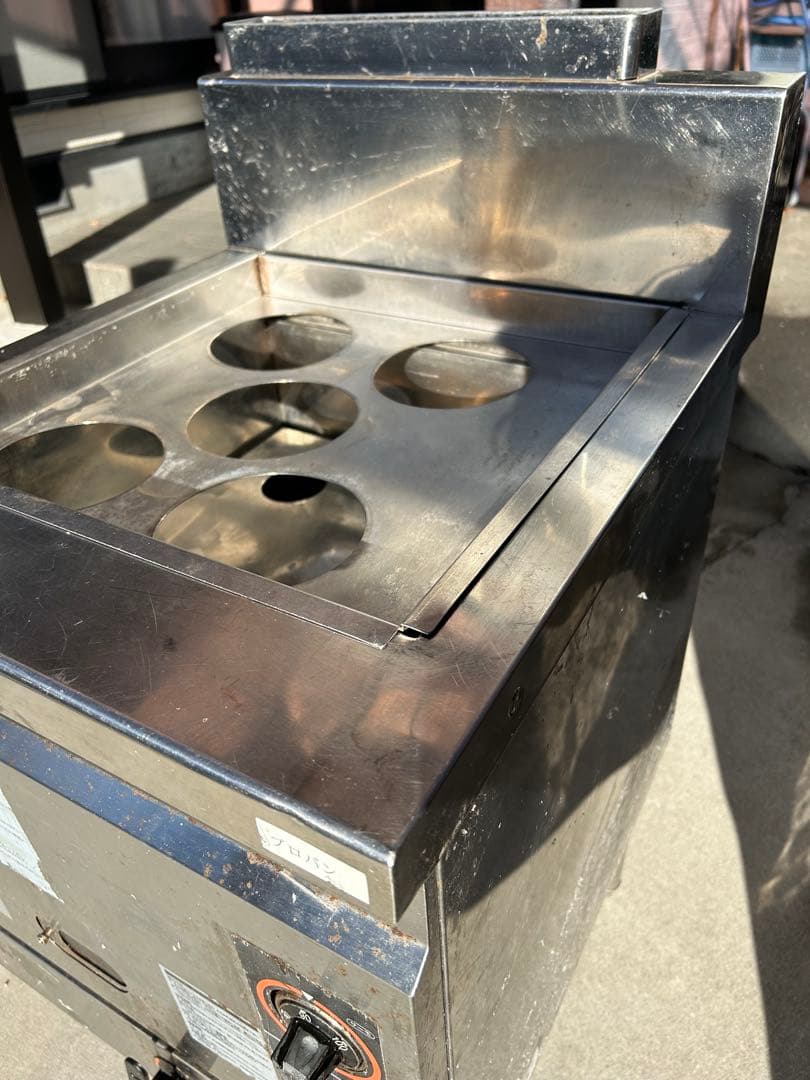 マルゼン　中古　茹で麺機　プロパン