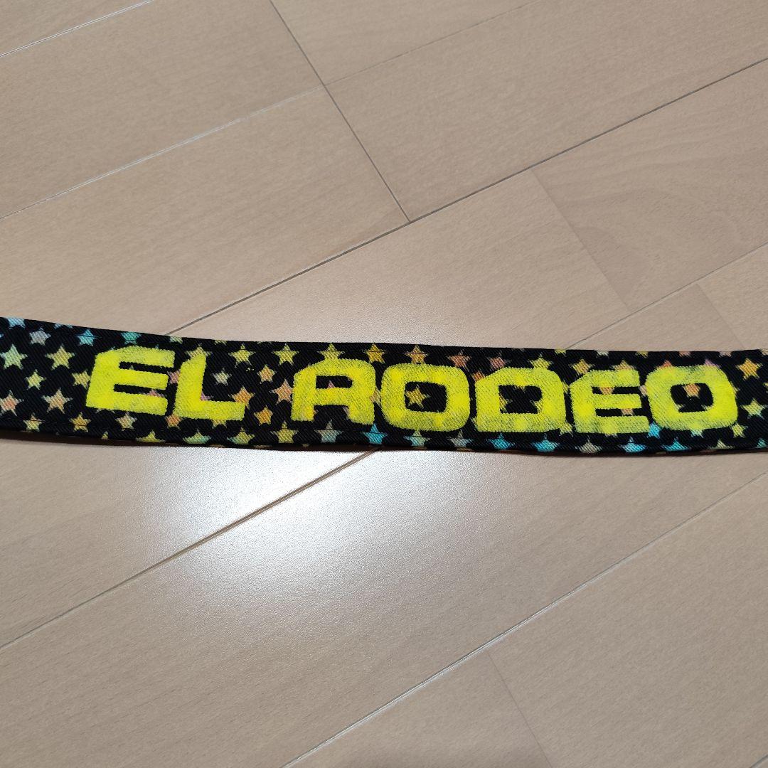 希少 EL RODEO サルエル パッチワーク オールインワン ベルト付き