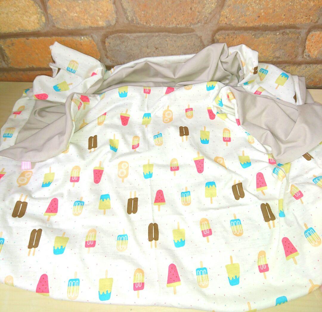 専用⭐みかん❤モチさらニット×冷感ニット⭐特大ブランケット❤アイスキャンディ