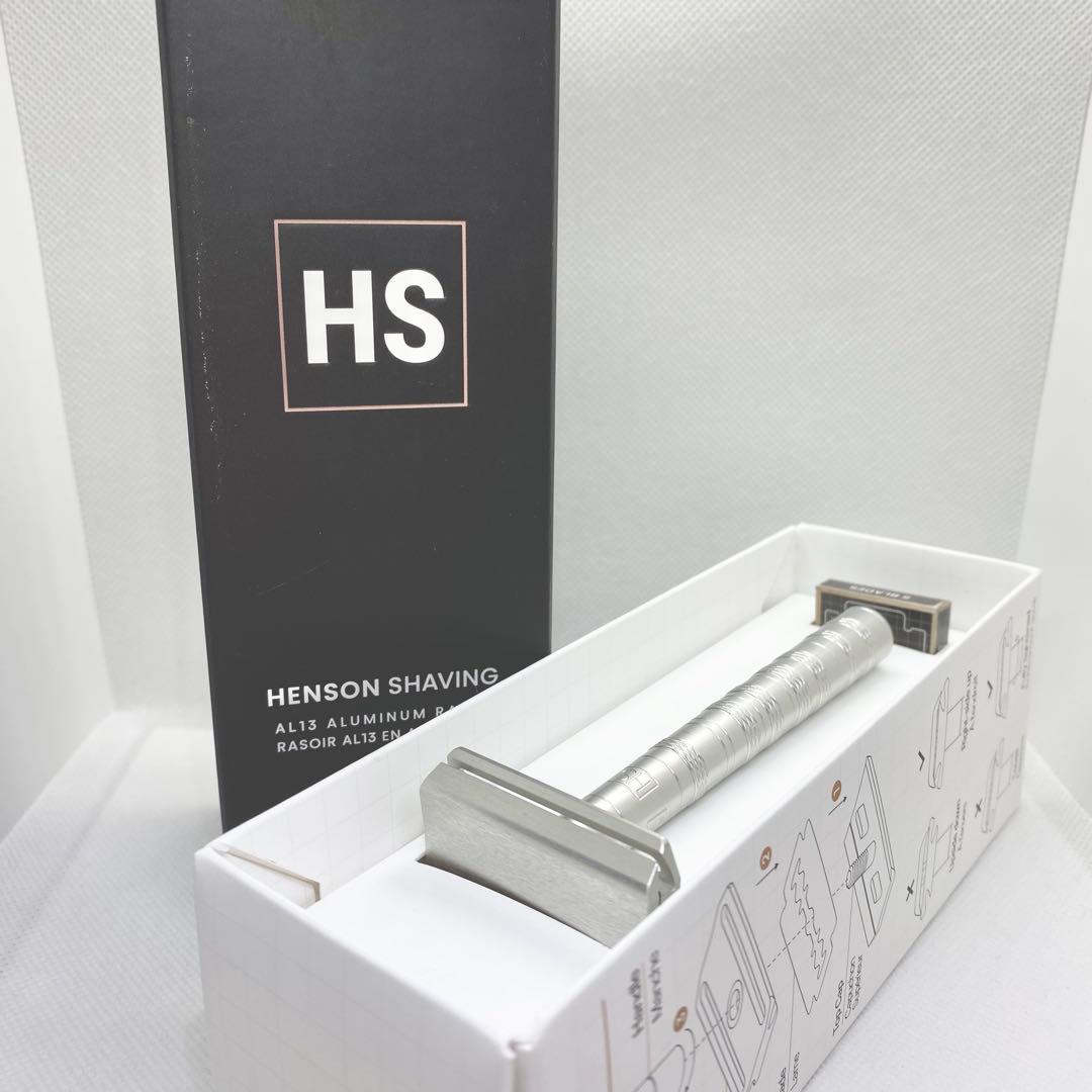 【未使用】HENSON SHAVING AL13 シェーバー MILD 替刃付き