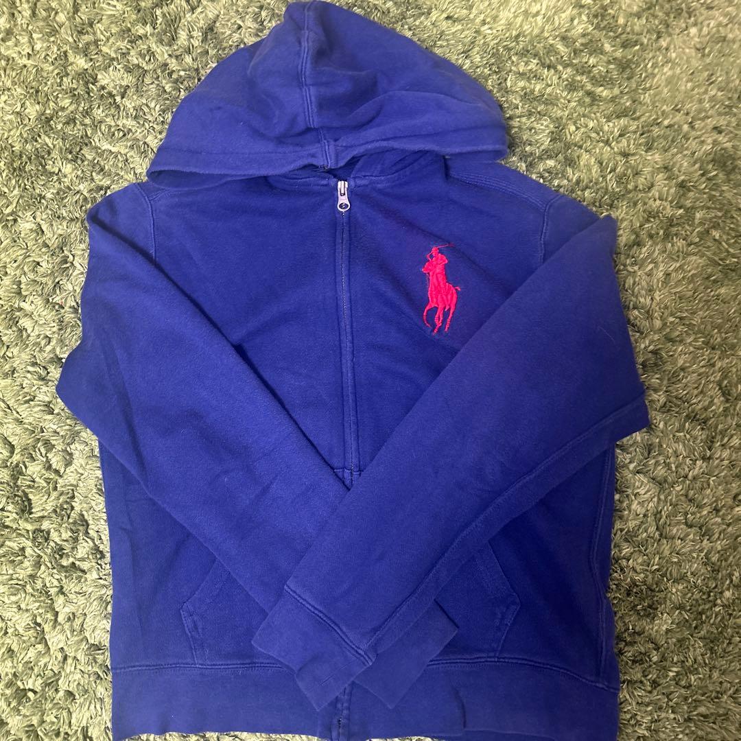 polo by Ralph Lauren ジップパーカー 短丈 ビッグポニー