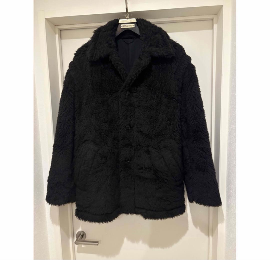 限定★良品MARKAWAREマーカウェア22AWアルパカテディベアハーフコート