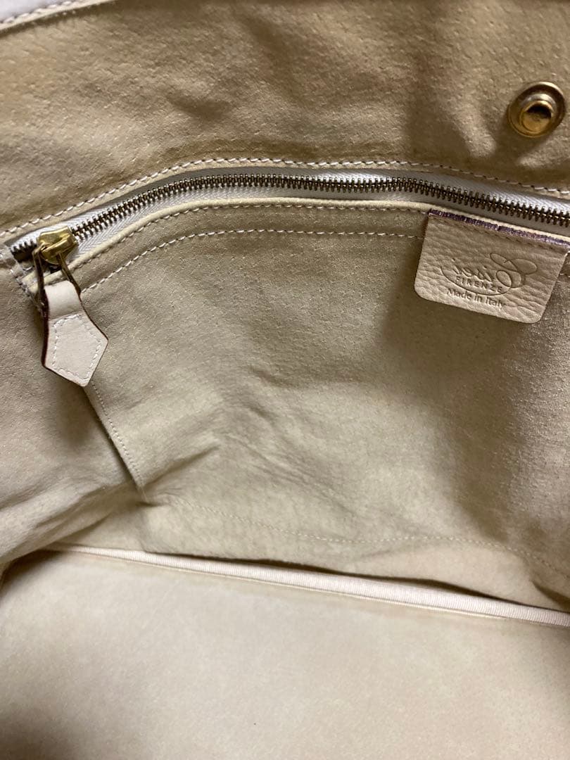 サ*ク様 シセイ チセイ トートバッグ 白 ホワイト 941