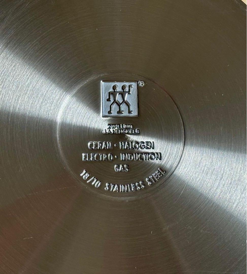 【未使用】ツヴィリング ステンレス深型ポット＋バスケット（4.5L）