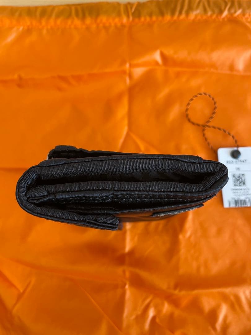 PORTER タンカー　三つ折り　ウォレット　BLACK