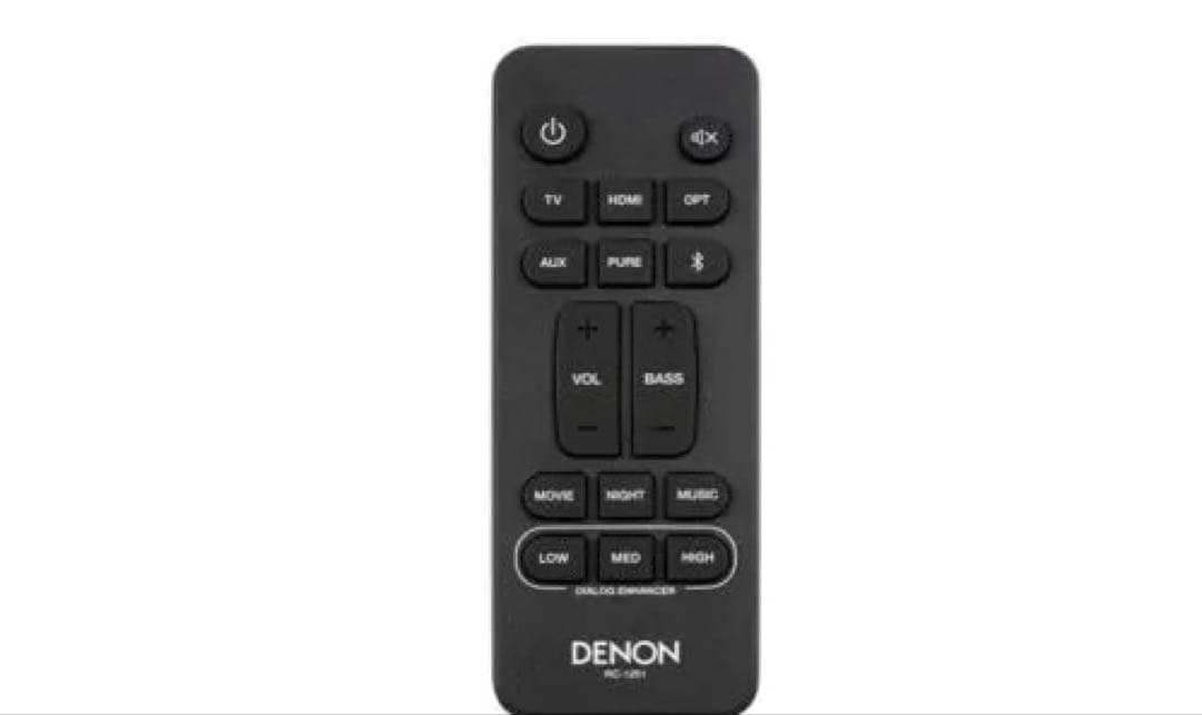 Denon DHT-S218K サウンドバー ブラック