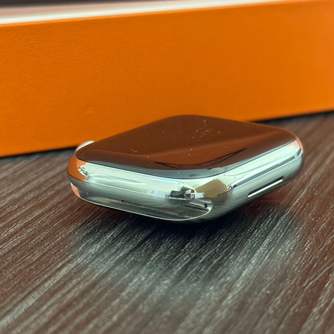 2887 Apple Watch エルメス　シリーズ9 シルバー　セルラーモデル