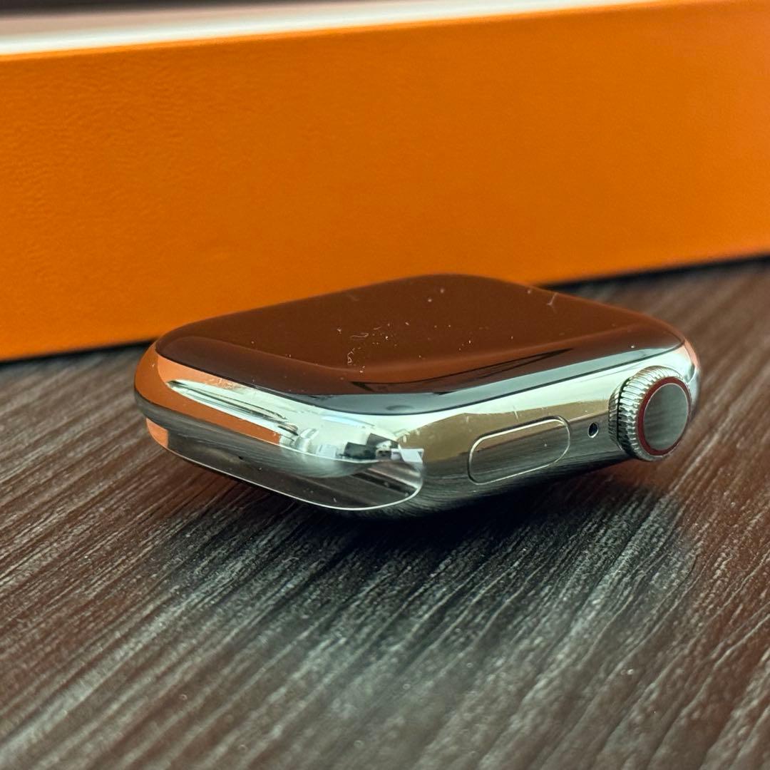 2887 Apple Watch エルメス　シリーズ9 シルバー　セルラーモデル