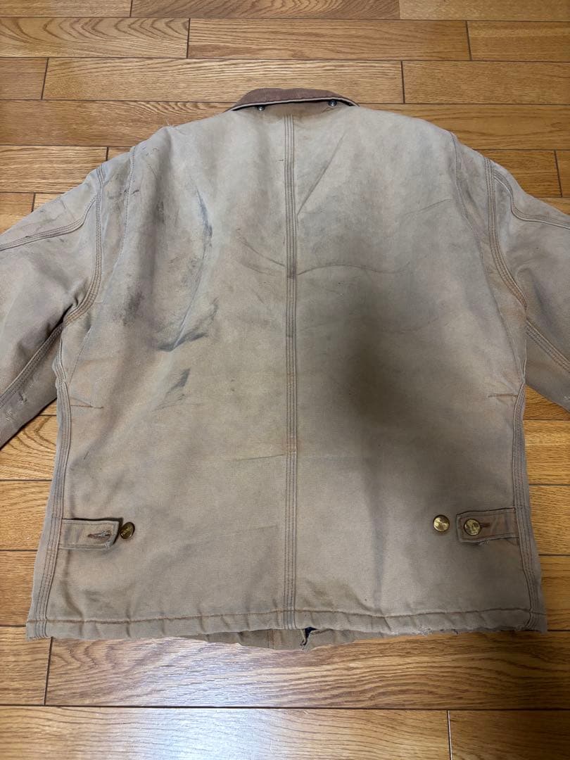 Carhartt 90'sトラディショナルジャケット　ベージュ　アメカジ