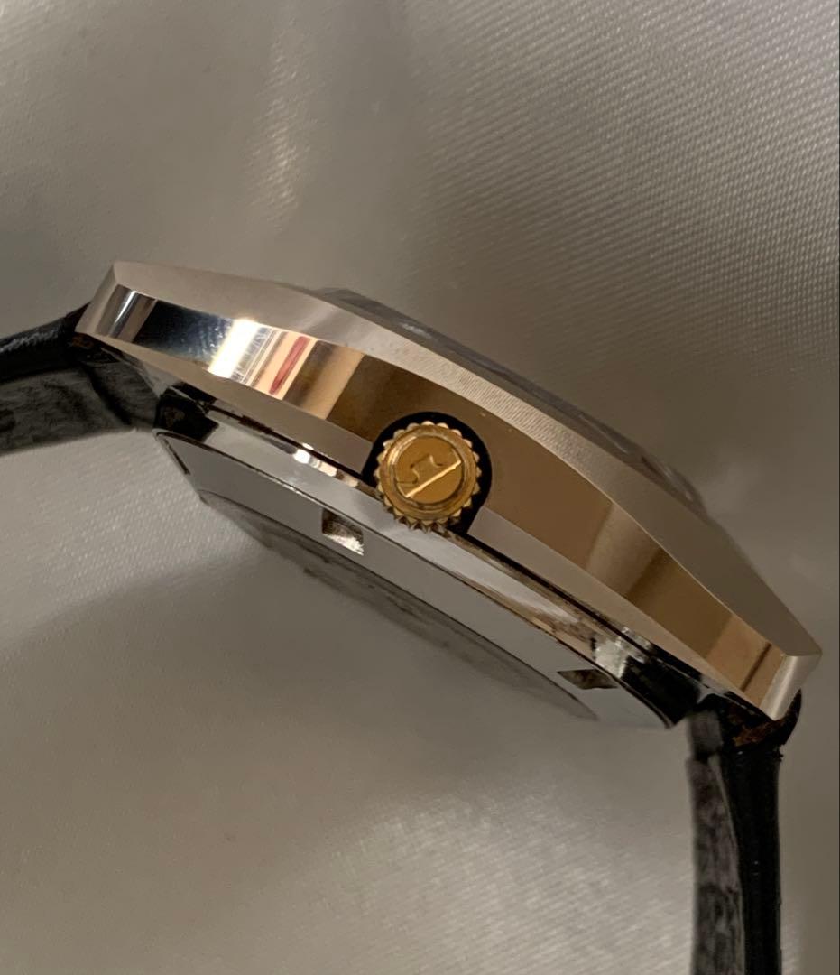 ☆TECHNOS 腕時計 タイガーボラゾン 自動巻 カットガラス 稼働品☆