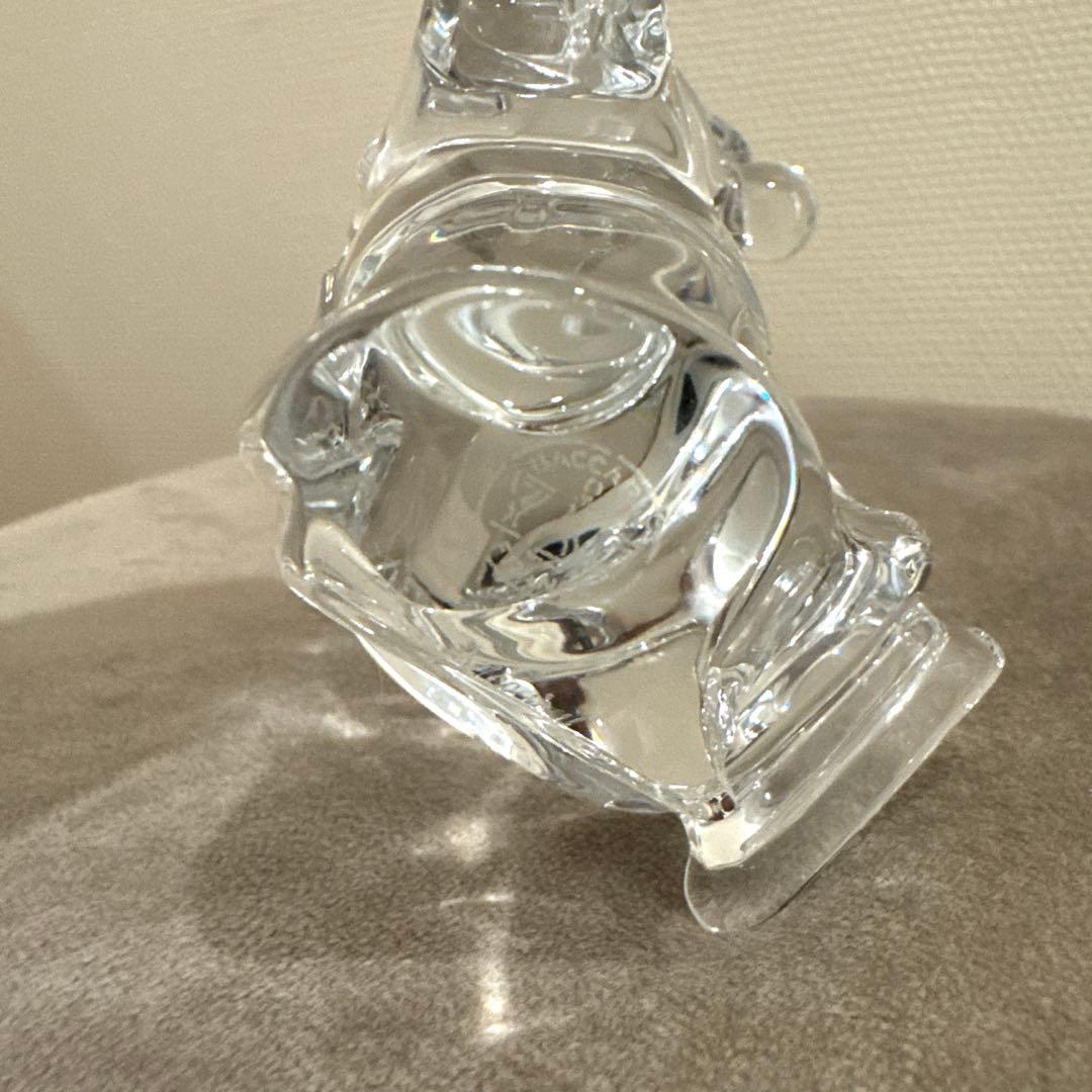 バカラ　サンタクロース　置物