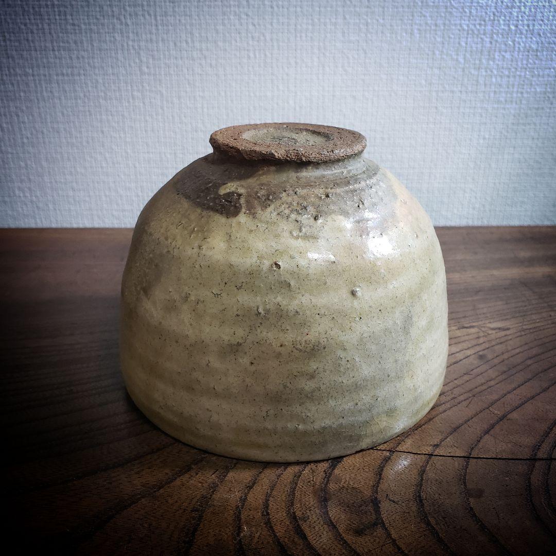 茶碗　抹茶茶碗　茶器　黄瀬戸　茶の湯　茶道具　訳あり　縁欠け