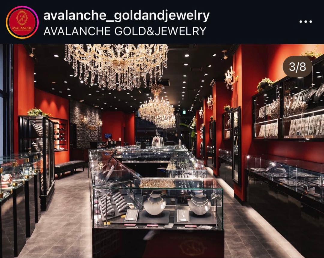 2026年購入AVALANCHEマイアミネックレス55cm未使用　アヴァランチ