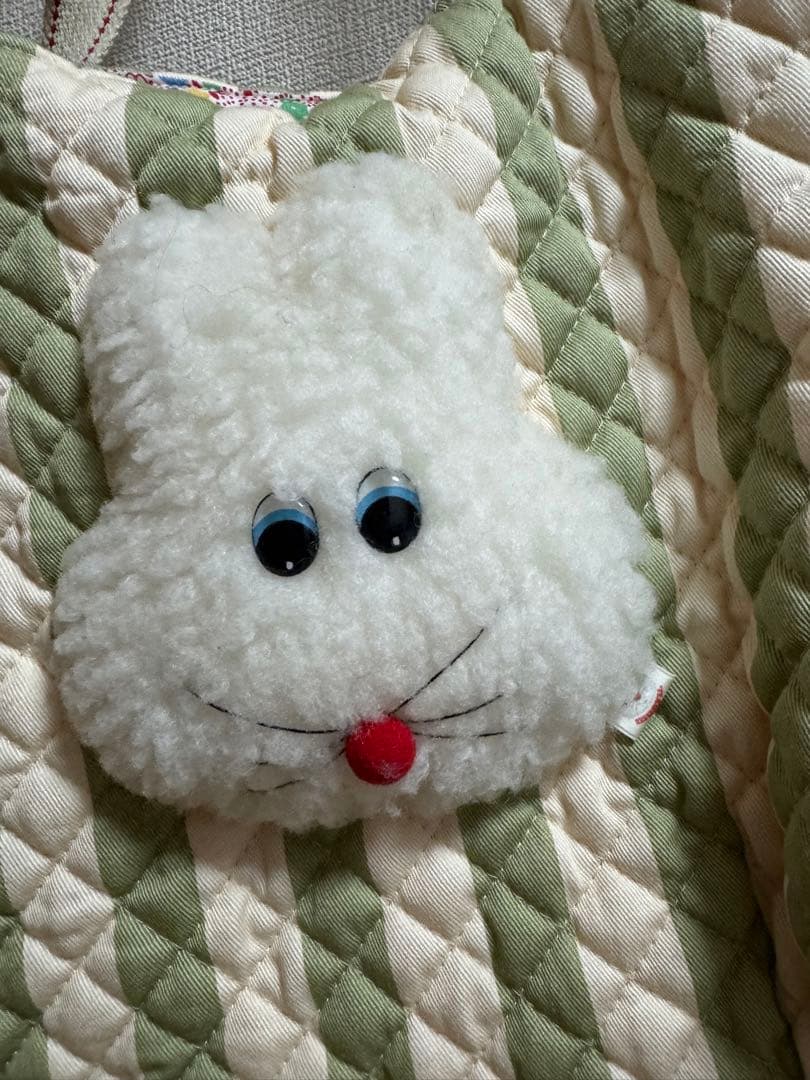 【超貴重！！】むにゅ　ぬいぐるみ　キルティング　トートバッグ