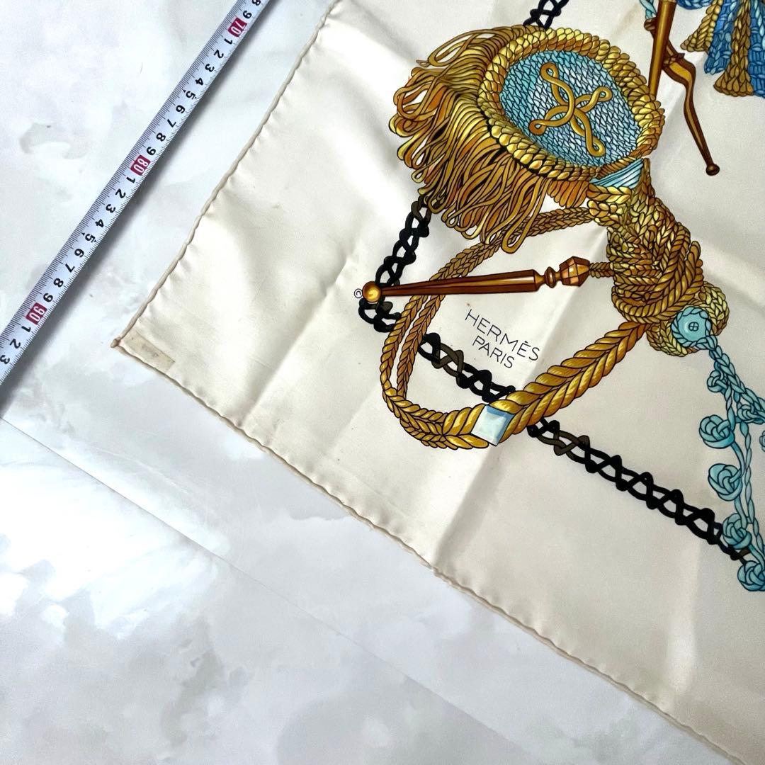 S*.様 HERMES エルメス カレ90 スカーフ　ティンパニ奏者