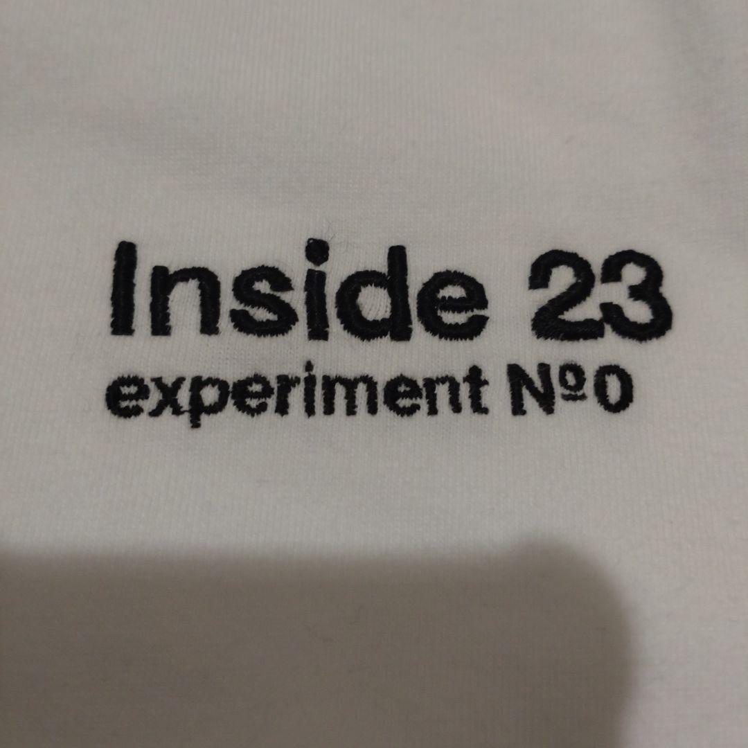 亀梨和也 inside23 ホワイトTシャツ プリントブラック