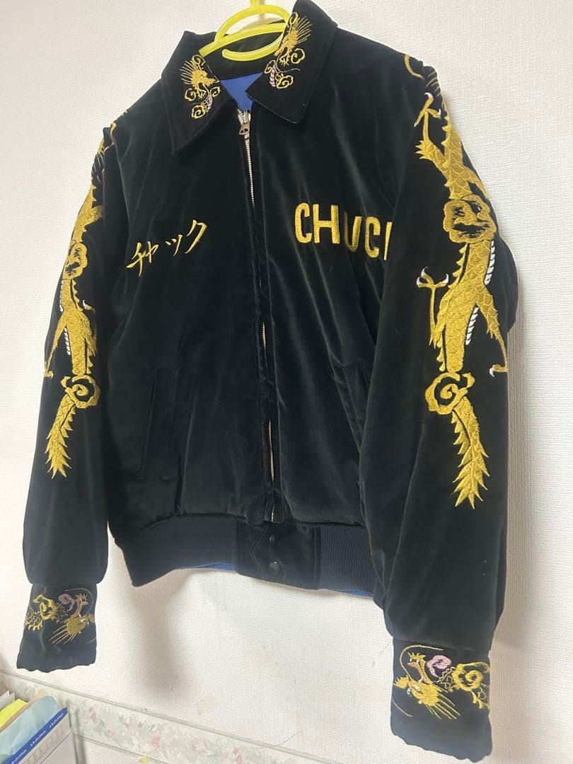 WAREHOUSE硫黄島スカジャン別珍リバーシブル　サイズ36 ベロア