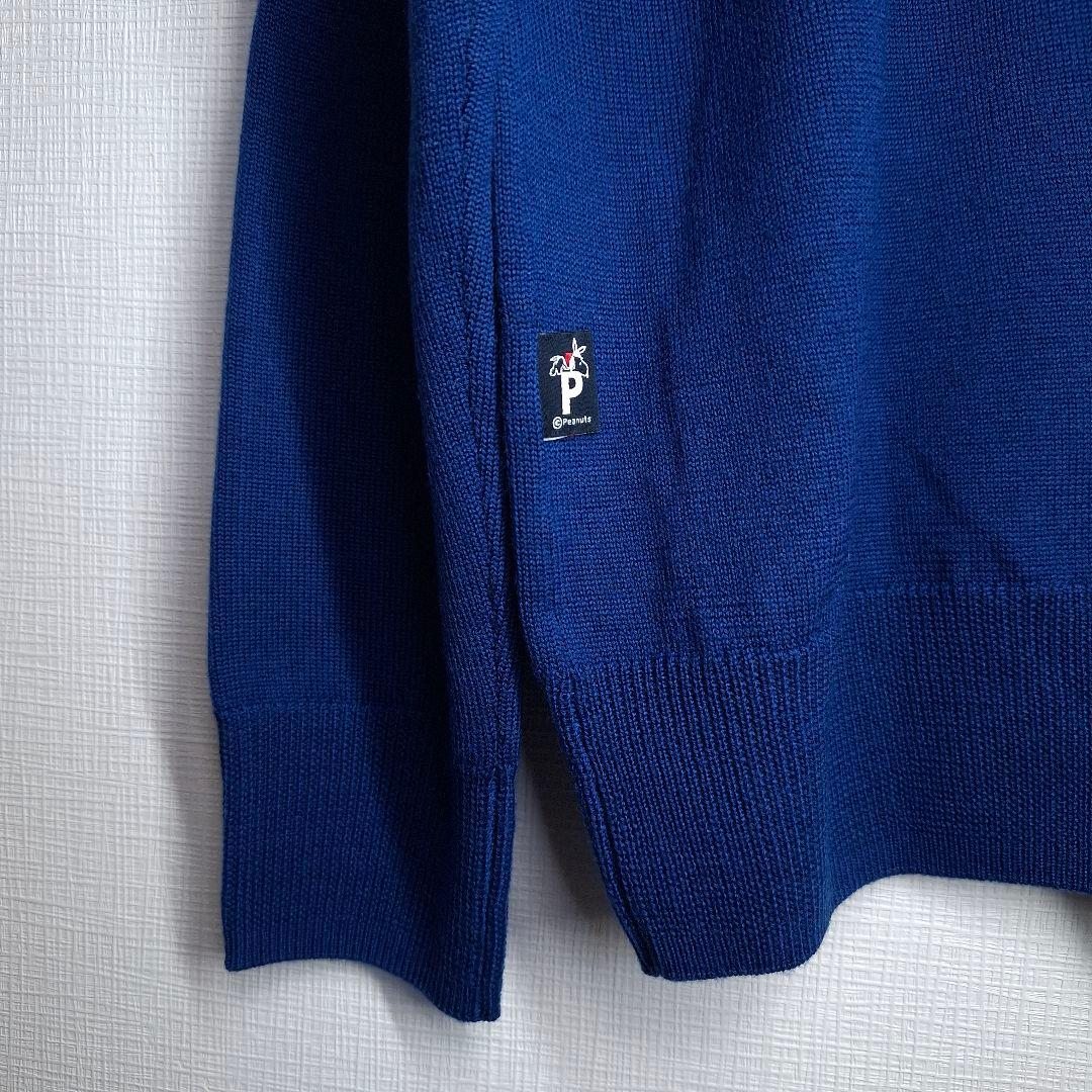 【極美品】PEARLY GATES スヌーピー ゴルフ ニットセーター 紺 M