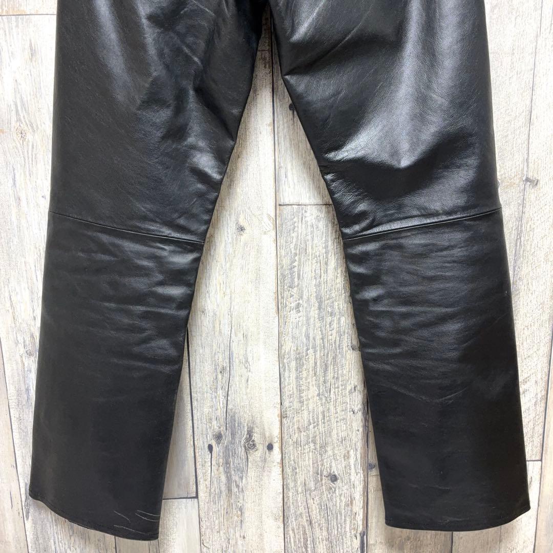 OLD GAP boot fit レザーパンツ ブラック 山田蓮 W31 L30