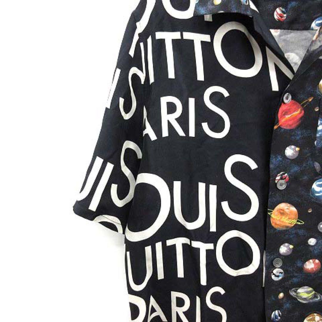 LOUISVUITTON 2020 ギャラクシーシルク半袖シャツ XS