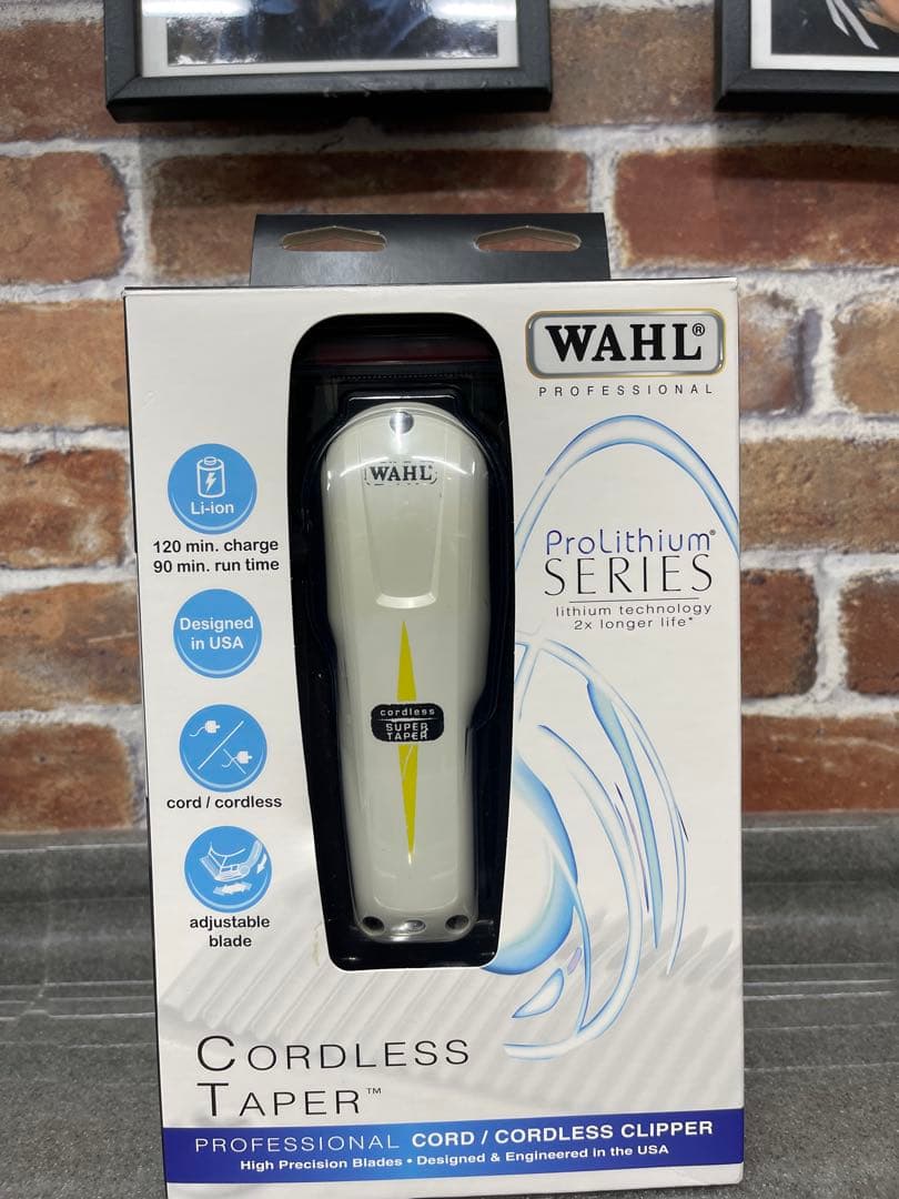 WAHL コードレス スーパー テーパー 業務用バリカン 使用少 美品