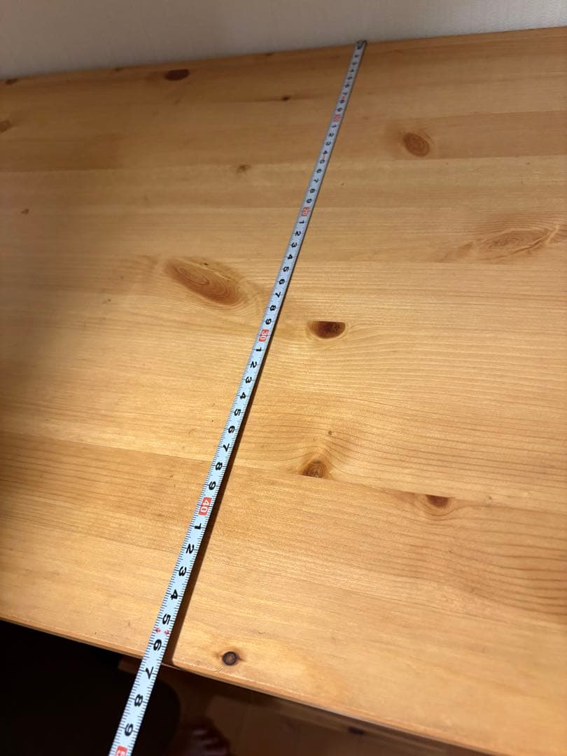 ナチュラルウッド 食器棚 引き出し付き