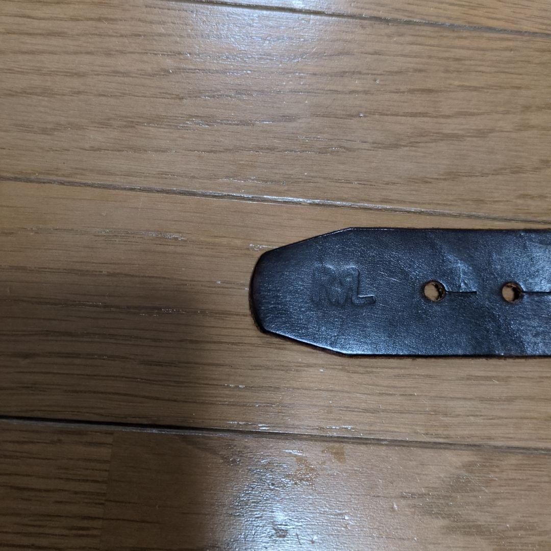 RRL キャンバス＆レザーベルト 30インチ