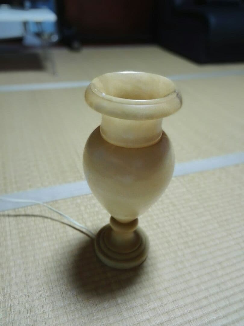 最終価格希少価値天然大理石のみの素材で作られた電気スタンド