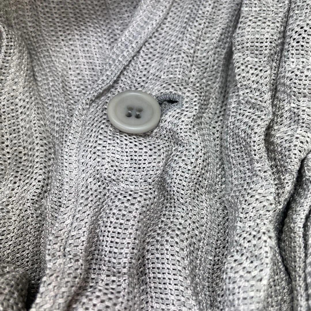 超美品‼️ISSEY MIYAKE MEN プリーツ シャツ ジャケット　グレー