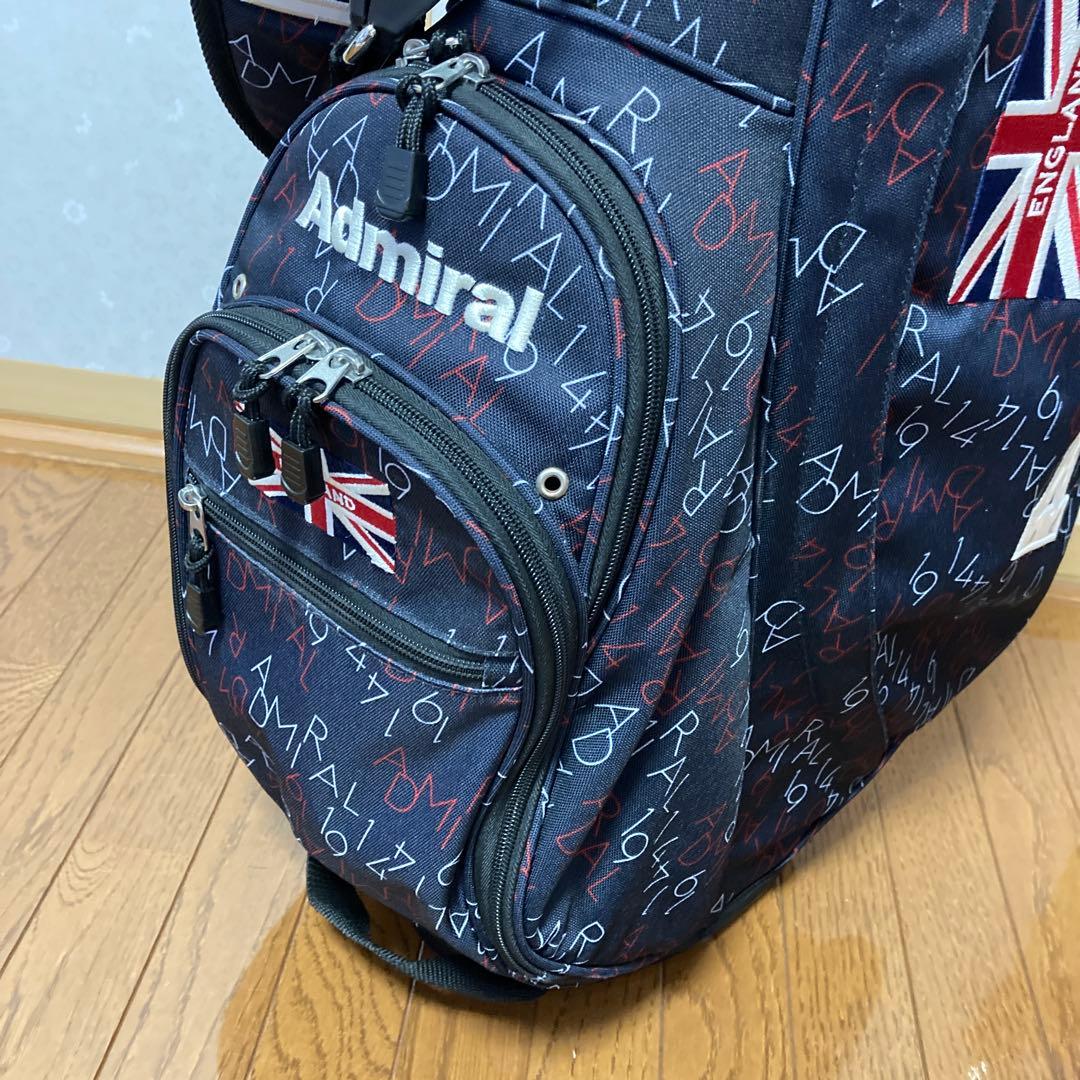 Admiral ネイビー ゴルフバッグ