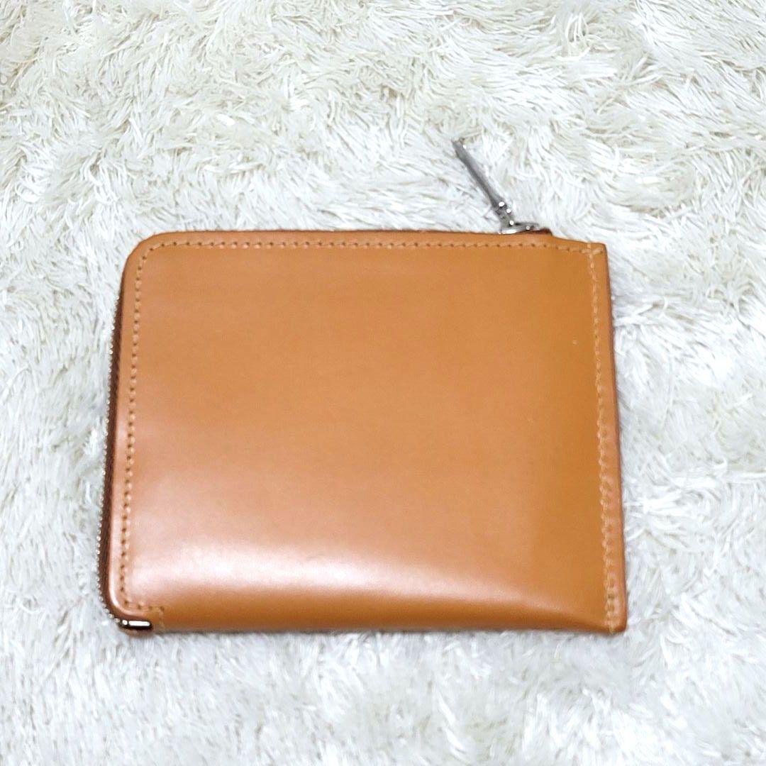 新品 Whitehouse Cox ブライドルレザー L字ファスナー ミニ財布