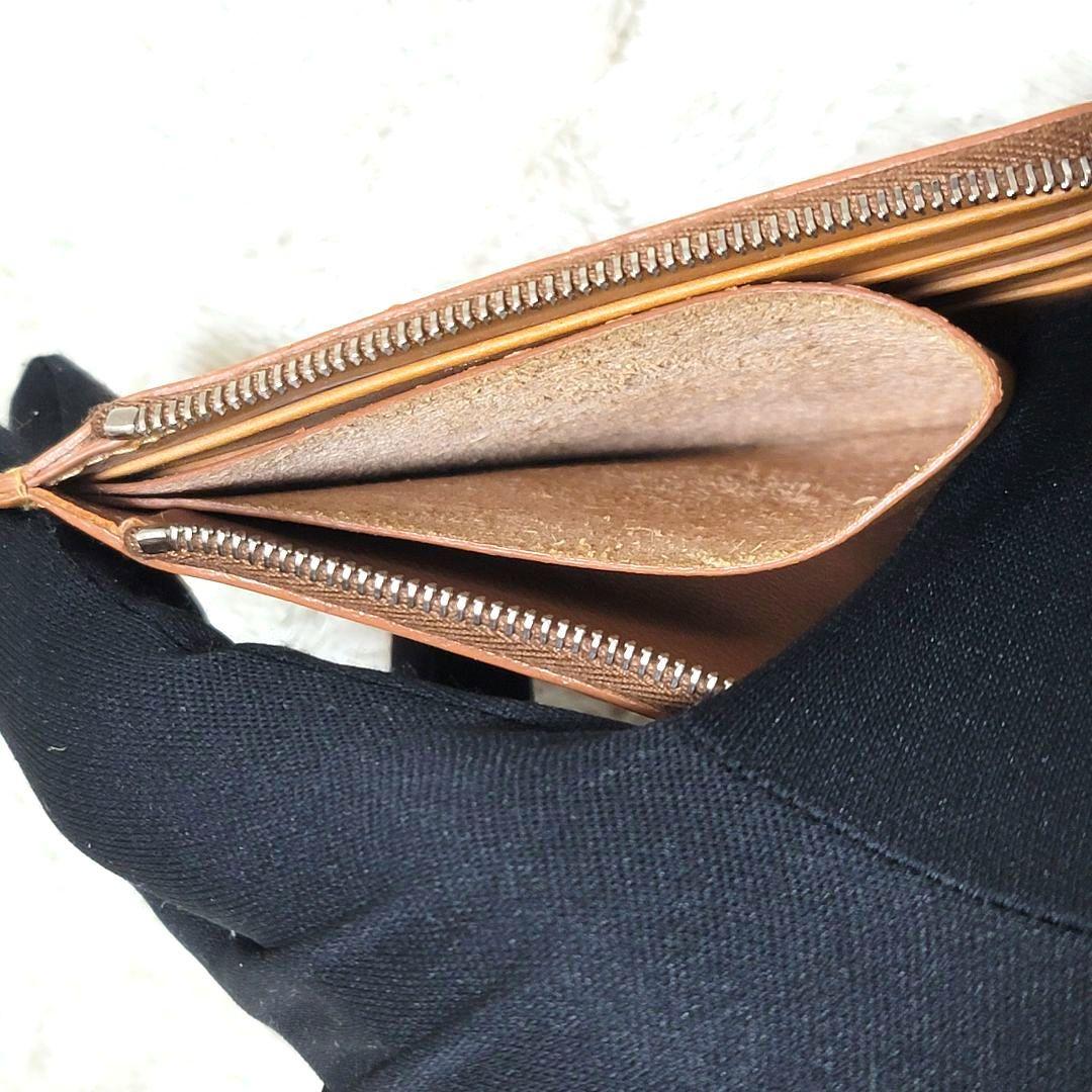 新品 Whitehouse Cox ブライドルレザー L字ファスナー ミニ財布
