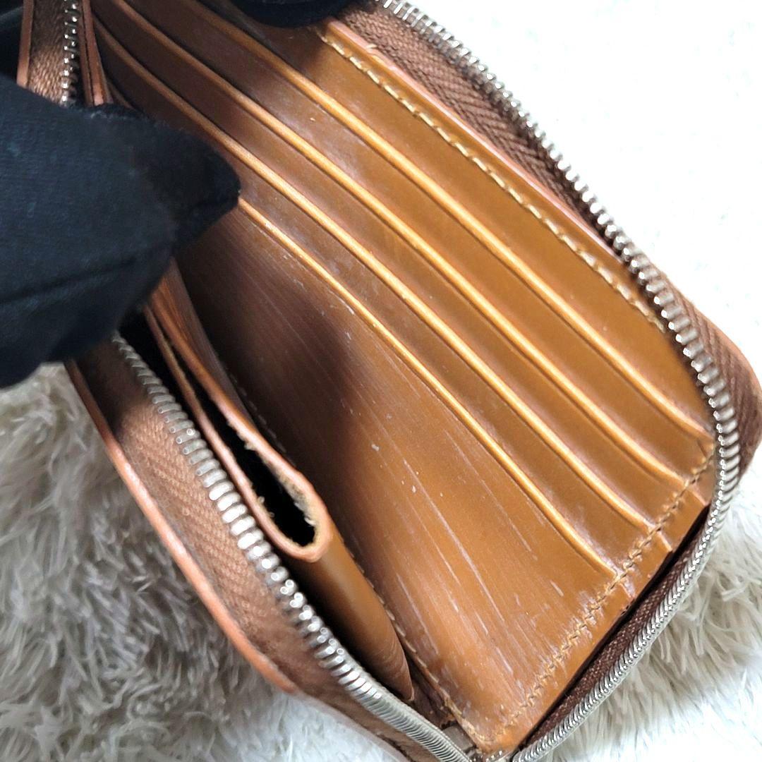 新品 Whitehouse Cox ブライドルレザー L字ファスナー ミニ財布